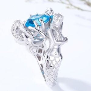 Jeulia jewelry Mermaid ring size 8
